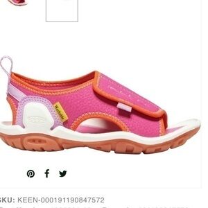 NWOT ▶️ Keen ◀️ Knotch River Ot Magenta/lilac Chiffon - Size 13